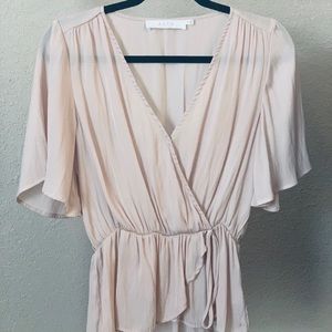 ASTR The Label faux wrap top